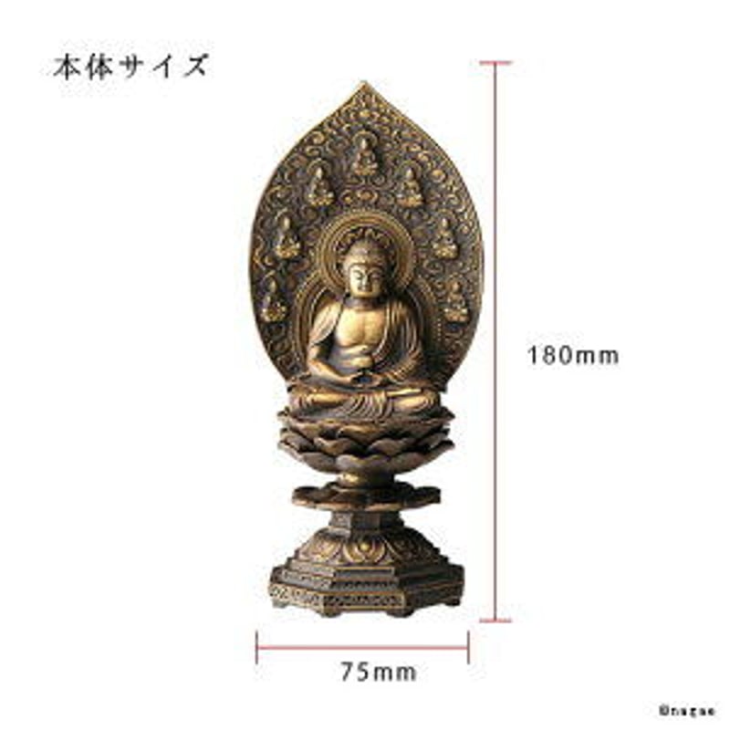 仏教美術 古黄銅/白銅 薬師如来像 仏像 楽天市場】仏像 薬師如来座像 古美金 18cm : がらんどう