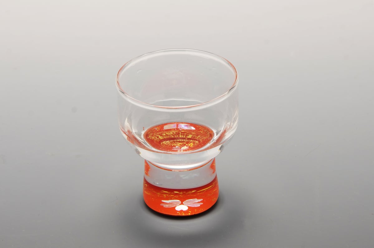 天野漆器】杯 金桜（貝入）朱／黒 | 高岡伝渡 -online shop-