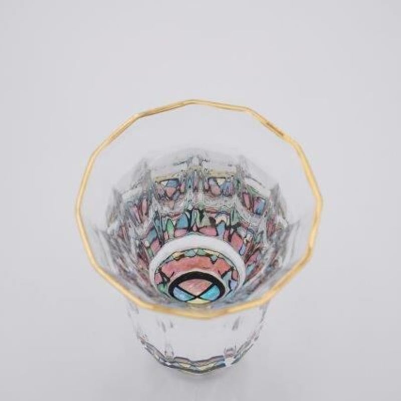 天野漆器】金杯（万華鏡）四宝（貝入）黒 | 高岡伝渡 -online shop-