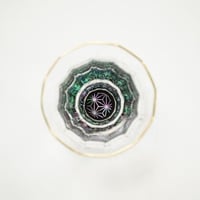 【天野漆器】金杯（万華鏡）麻の葉（貝入）黒