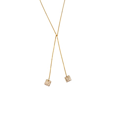 【NAGAE+】《ラリエット》TIN BREATH Lariat 10×10×820mm Gold