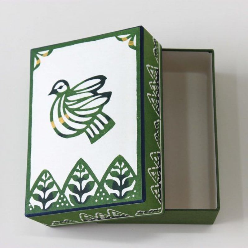 桂樹舎】はがき箱 小鳥 | 高岡伝渡 -online shop-