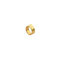【NAGAE+】《リング》TIN BREATH Ring 10×80 mm Gold plate