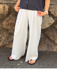 high waist straight pants