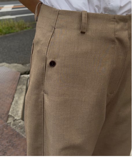 cuffed tapered pants
