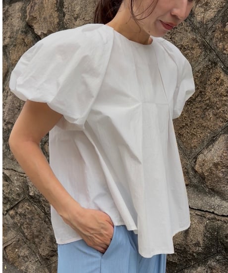 tulip sleeve blouse