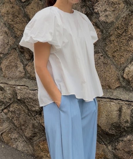 tulip sleeve blouse