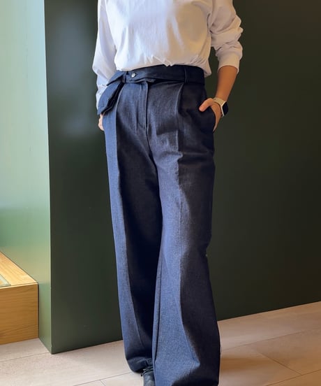 pocket belt denim