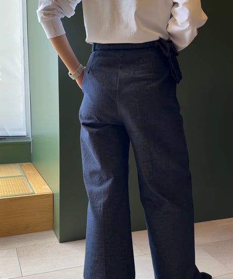 pocket belt denim