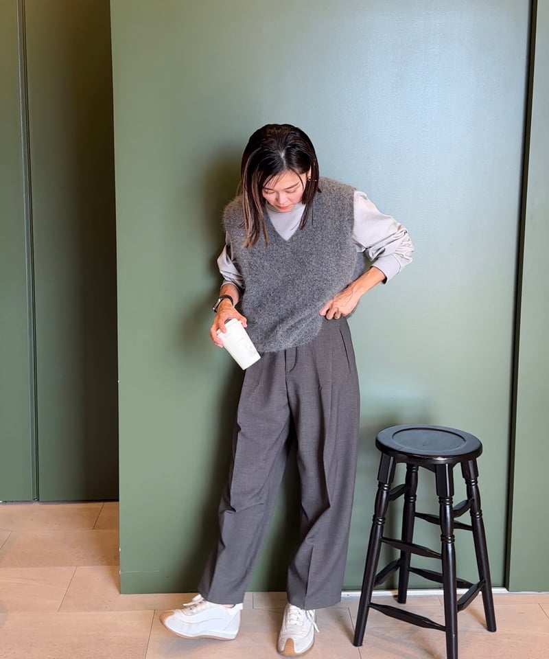 美品★lig. cocoon pants コクーンパンツ グレー Mサイズ cocoon pants | Lig.