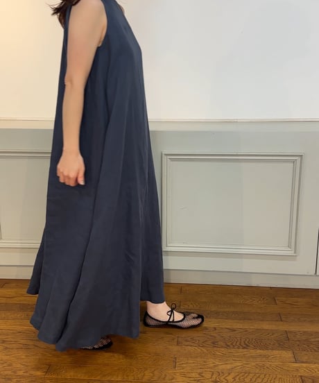 backneck gather one-piece