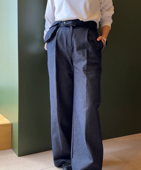 pocket belt denim