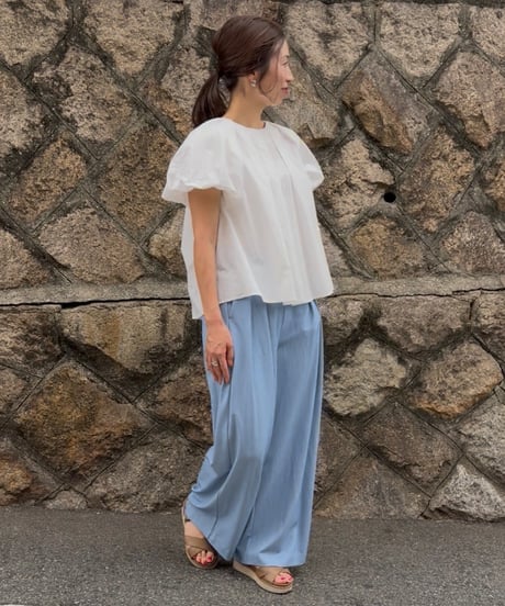 tulip sleeve blouse