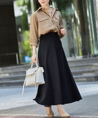 裏毛ロングマキシスカート