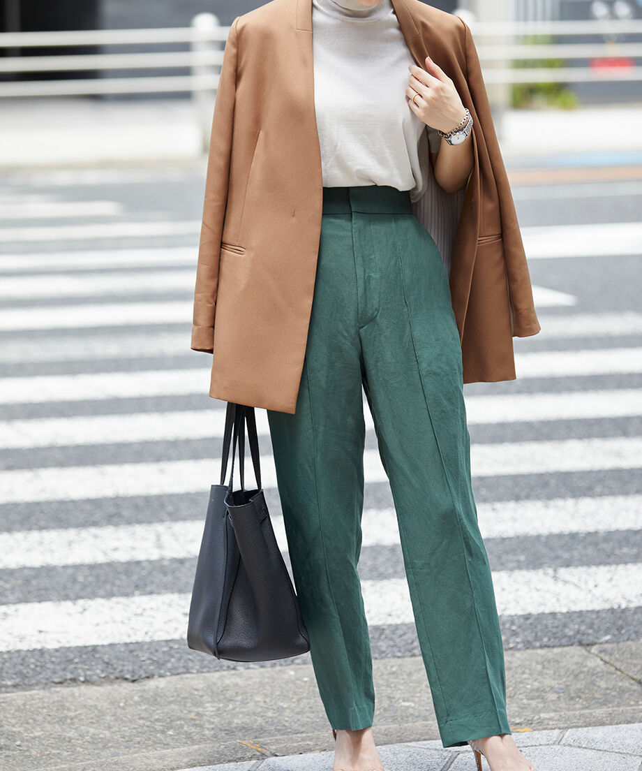 美品✨セオリー　21ss ノーカラージャケット　ソフトキャメル　XS ノーカラージャケット〈キャメル〉 | bo-te shop