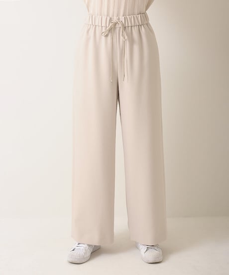 ドロストワイドパンツ（アイボリー）