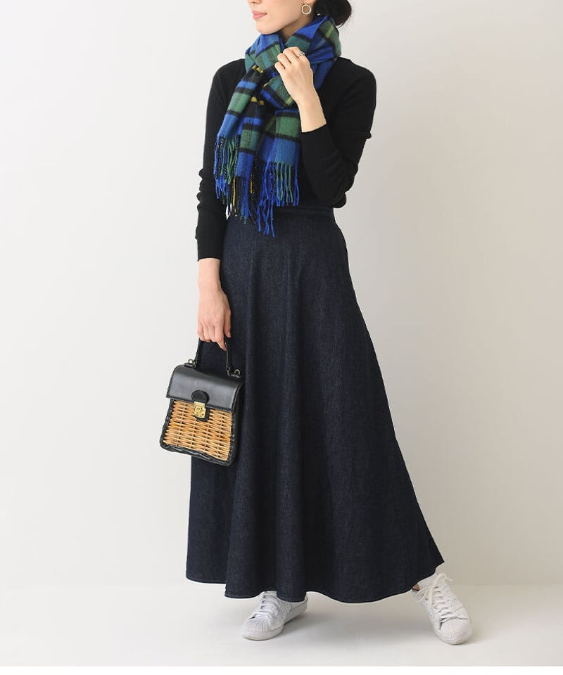 【isocchi】PLADA ロゴプレートデニムスカート GFD163 2591844371.jpg?1747979120