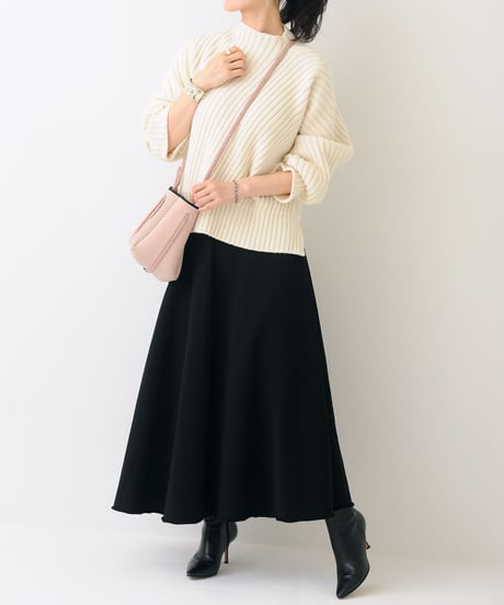 裏毛ロングマキシスカート