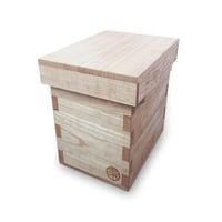 日本桐米櫃 5kg用 被蓋生成 手鉋仕上 新潟県加茂製  [高橋芳郎タンス店]  新潟特選品シリーズ