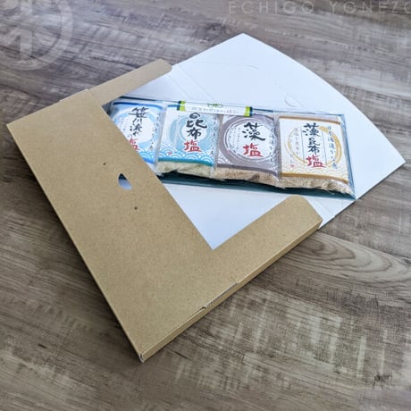 笹川流れの塩 しあわせ塩 160g  (40g×4) えん (旧吉野屋) [ ゆうパケット] [越後塩] 新潟特選品シリーズ