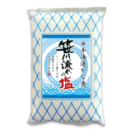 笹川流れの塩 粗塩 350g えん (旧吉野屋) [ ゆうパケット] [越後塩] 新潟特選品シリーズ