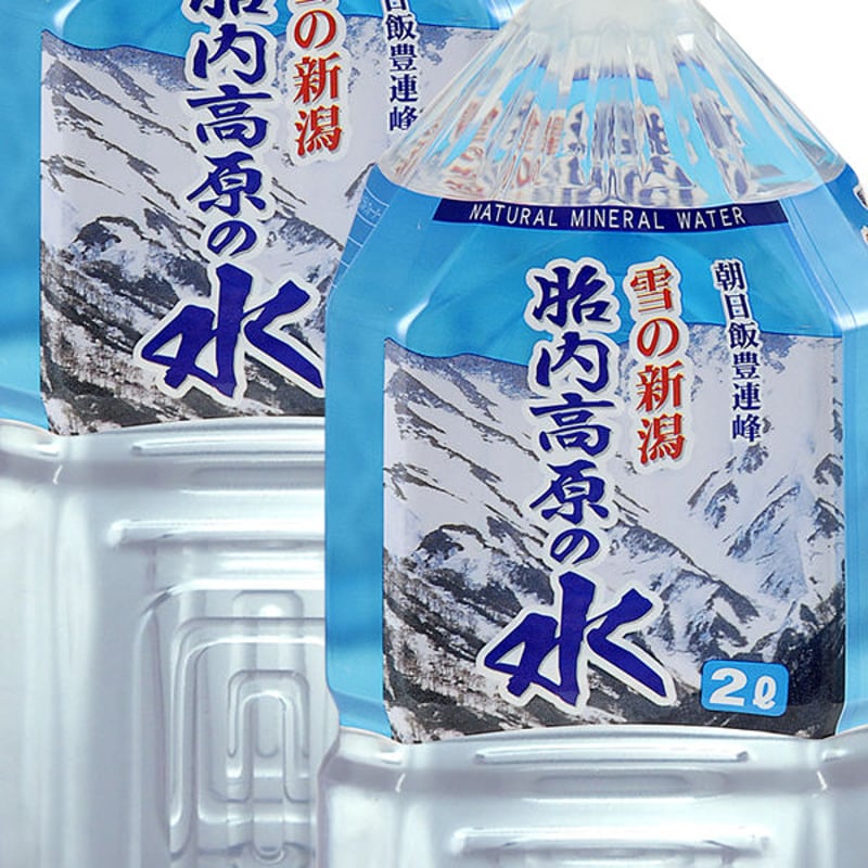 胎内高原の水 ケース販売 12L (2L✕6本) 天然水 超軟水 硬度14mg/L