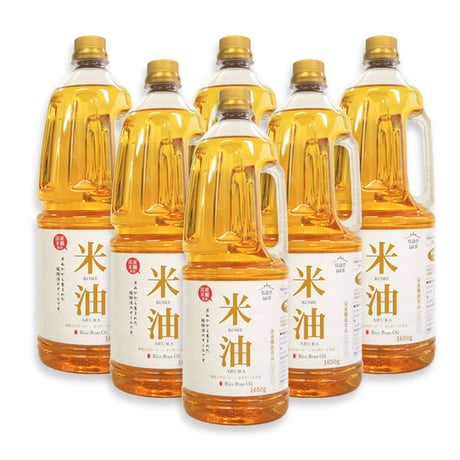 米油 ケース販売 9.9kg (1650g✕6本) JAS認証 業務用 健康機能食品 ビタミンE サンワユイル製 [こめサラダ油] 新潟特選品シリーズ