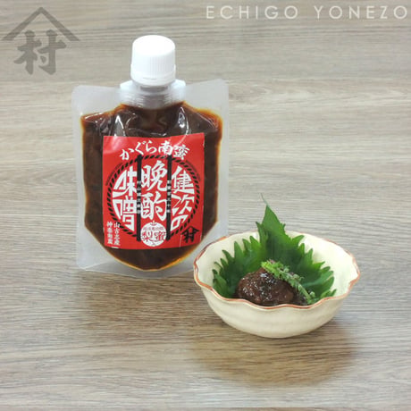 健次の晩酌みそ  かぐら南蛮味噌  150g  調理旨味みそ 越後亀田郷 [村山健次商店] 新潟特選品シリーズ