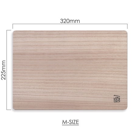 桐 まな板 M(A4)サイズ 320mm×225mm×20mm 無垢材 新潟県加茂製 [野本桐函製作所] 新潟特選品シリーズ