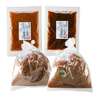 味噌お試しセット 1.2kg  無添加 天然醸造 みそ 越後亀田郷 [村山健次商店] 新潟特選品シリーズ
