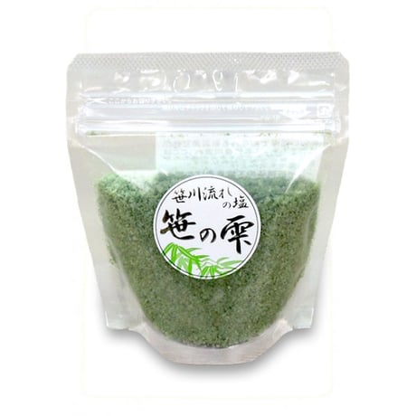 笹川流れの塩 クマ笹 笹の雫 120 g 日本海企画 [ゆうパケット] [越の塩] 新潟特選品シリーズ