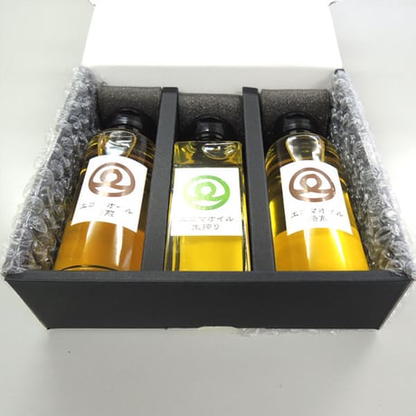 エゴマオイル ギフト3本セット 300g (100g×3本) 無農薬栽培 焙煎✕×2 生搾× 1  川上農園 [越後五泉] プレミアムオーガニック 新潟特選品シリーズ