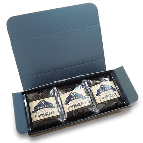 十年熟成味噌ギフトセット 1500g (500g✕3) 小林醤油店 [越後村上味噌] 新潟特選品シリーズ