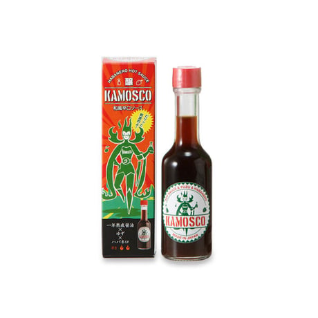 醸すこ KAMOSCO 一年熟成醤油×ゆず×ハバネロ 60ml 和風ホットソース 小林醤油店 [和風辛口ソース] 新潟特選品シリーズ