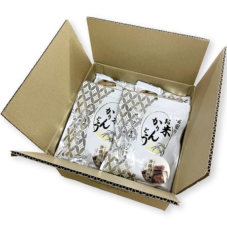 雪国の お米かりんとう 沖縄黒糖味 ケース販売 40g×20袋入 ノンフライ [雪国のあられ ] 新潟特選品シリーズ