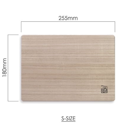 桐 まな板 S(B5)サイズ 255mm×180mm×20mm 無垢材 新潟県加茂製 [野本桐函製作所] 新潟特選品シリーズ