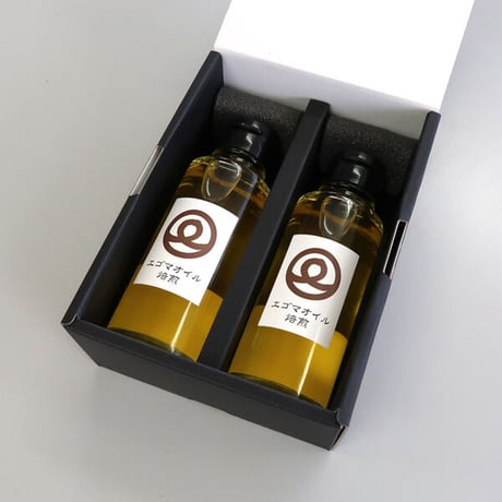 エゴマオイル ギフト2本セット 焙煎(100g×2本) 無農薬栽培  川上農園 [越後五泉] プレミアムオーガニック 新潟特選品シリーズ