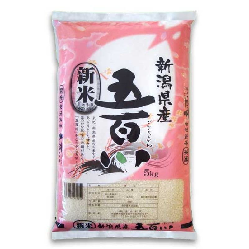 新潟米 令和5年産] 新潟県産 五百川 白米 極早生 新品種 下越米