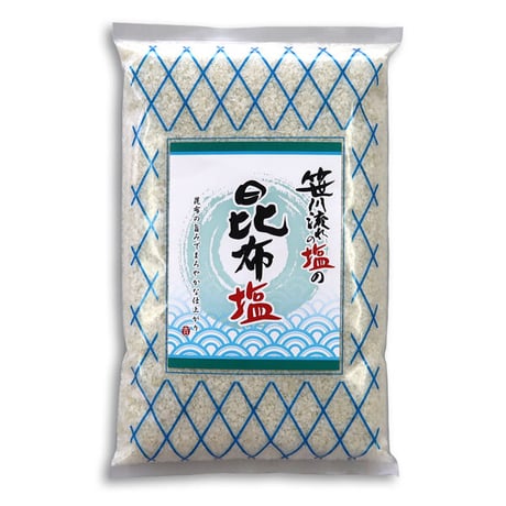 笹川流れの塩 昆布塩 350g えん (旧吉野屋) [ ゆうパケット] [越後塩] 新潟特選品シリーズ