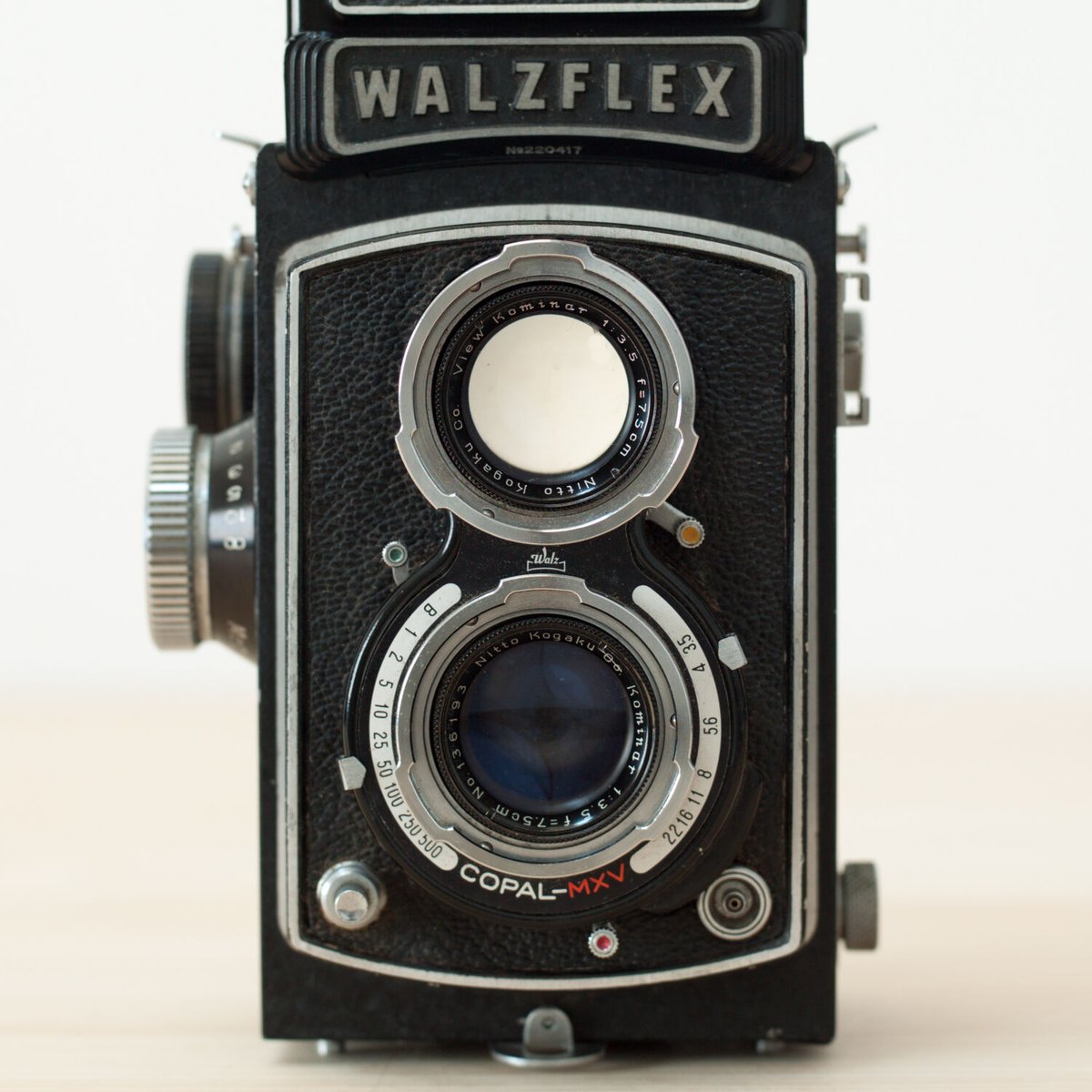 Walzflex 3A型　二眼レフ 6x6 フィルムカメラ ケース付 #136193