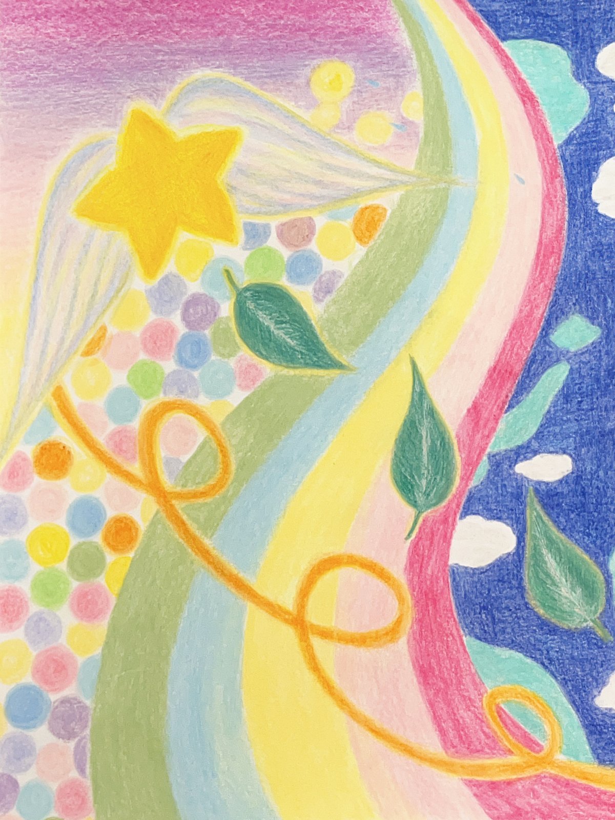 A4サイズ】オーダーメイド原画｜祈りのアート〈色鉛筆画・フレーム付き