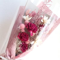Bouquet de fleurs séchées & préservées 【Rouge】/ ドライフラワーブーケ【レッド】#12