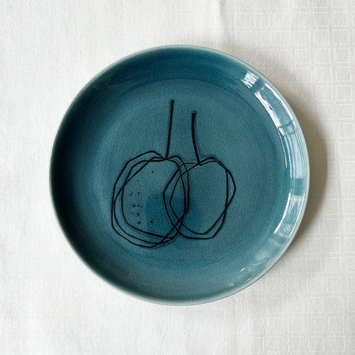 arabia fruits plate G.O.G. アラビア フルーツ お皿 arabia fruits plate G.O.G. | retro number
