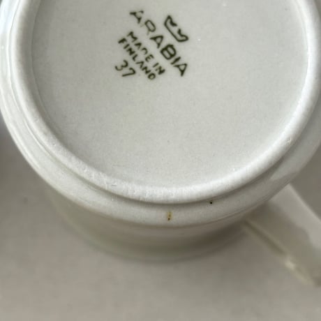 arabia oliivi cocoa cup and saucer