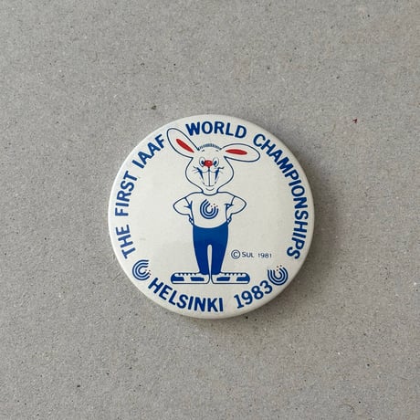 Finland IAAF World Championships in Athletics rabbit pin