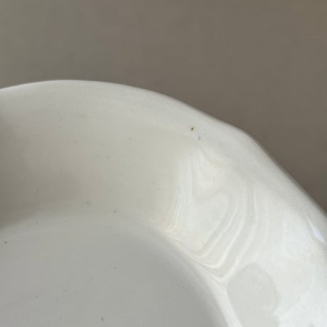 arabia mini plate 13cm white なみなみ