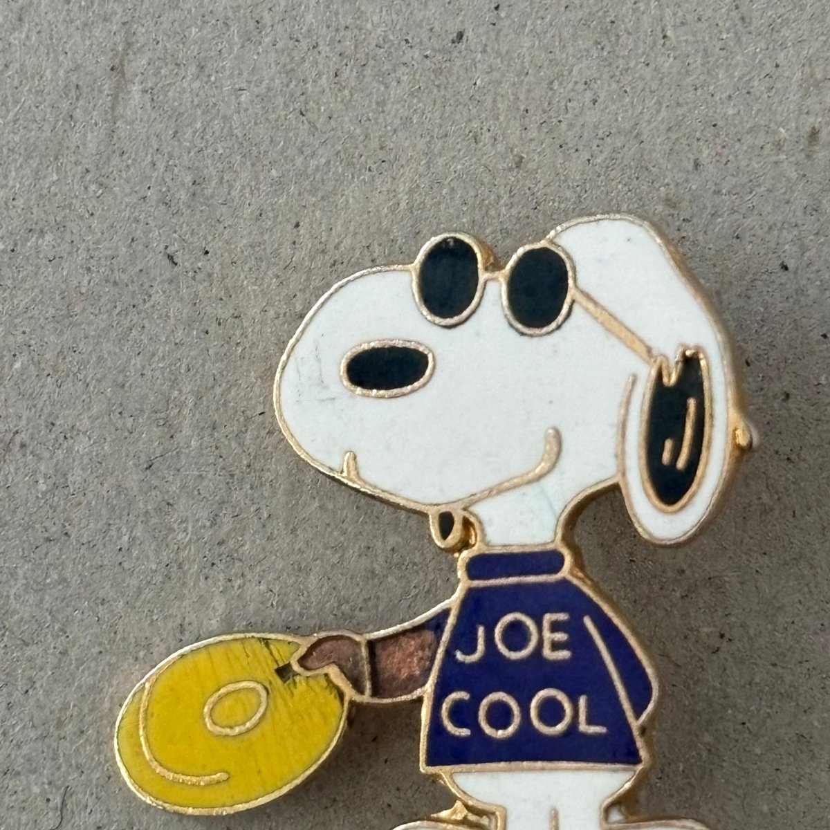 snoopy pin JOE COOL | retro number snoopy pin JOE COOL | retro number