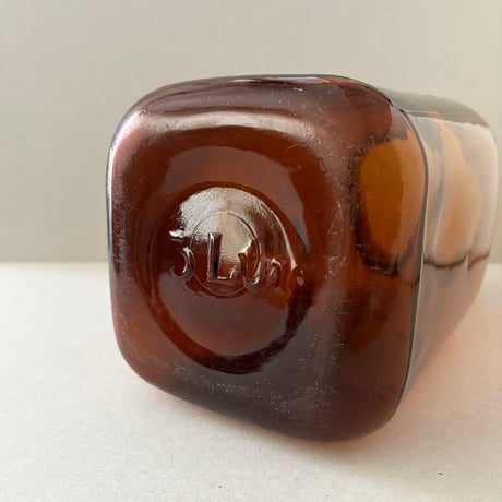 Finland karhula glass jar 3000ml brown