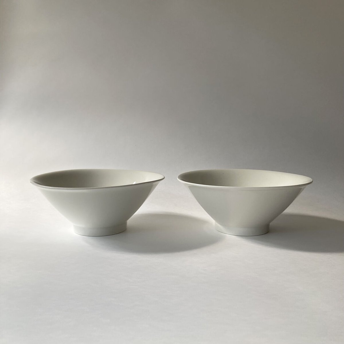 arabia harlekin Big bowl white | retro number