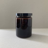 arabia jar pot with lid  brown